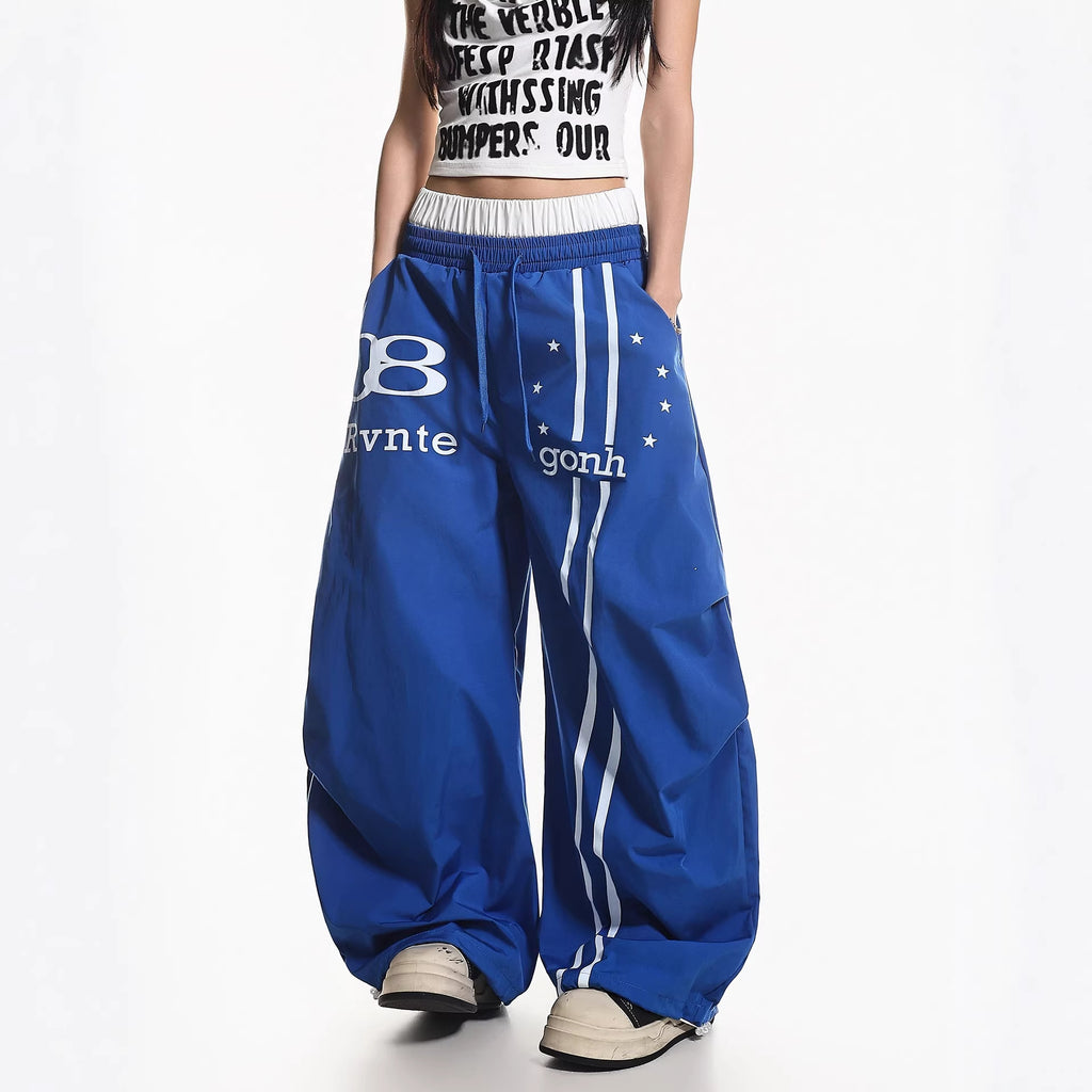 Waistband Paratrooper Cargo Pants for Women